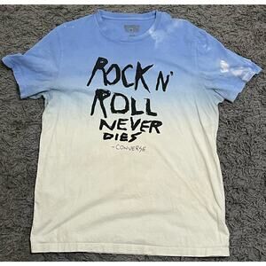 “Rock N Roll Never Dies” Converse tee